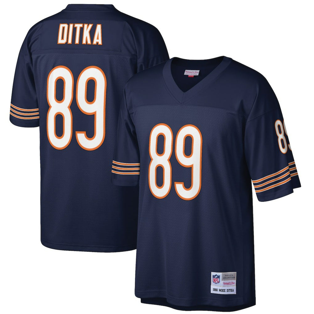 Mitchell & Ness Mike Ditka Chicago Bears Retired Player Legacy Replica Jersey Navy