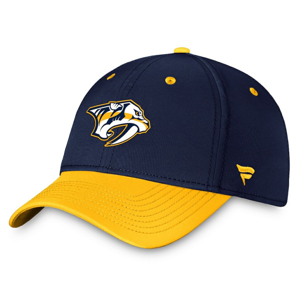 Nashville Predators Fanatics Authentic Pro Rink Two-Tone Flex Hat – Navy/Gold - NHL 200000477
