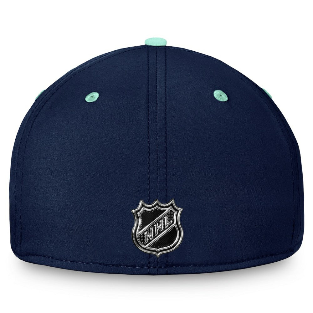Seattle Kraken Fanatics Authentic Pro Rink Two-Tone Flex Hat – Deep Sea Blue/Light Blue - NHL 200000486