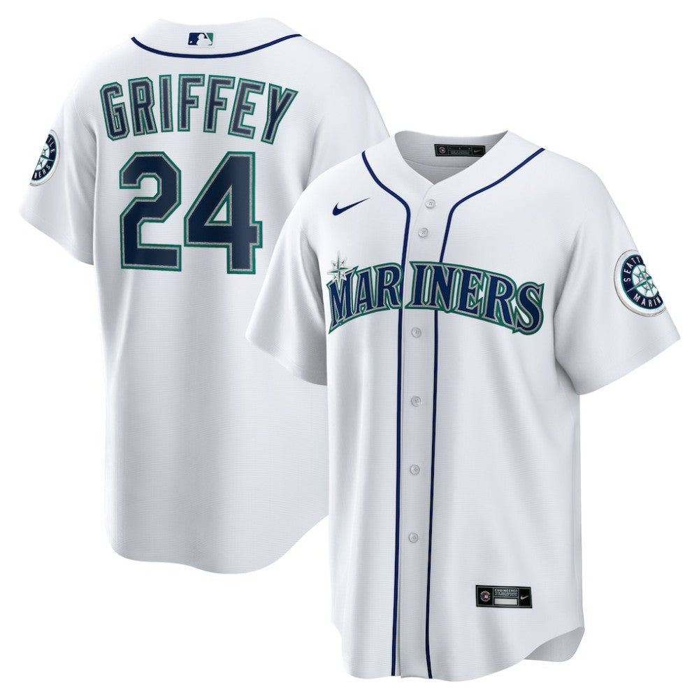 Ken Griffey Jr. Seattle Mariners Nike Home Replica Jersey - White - Nike Online