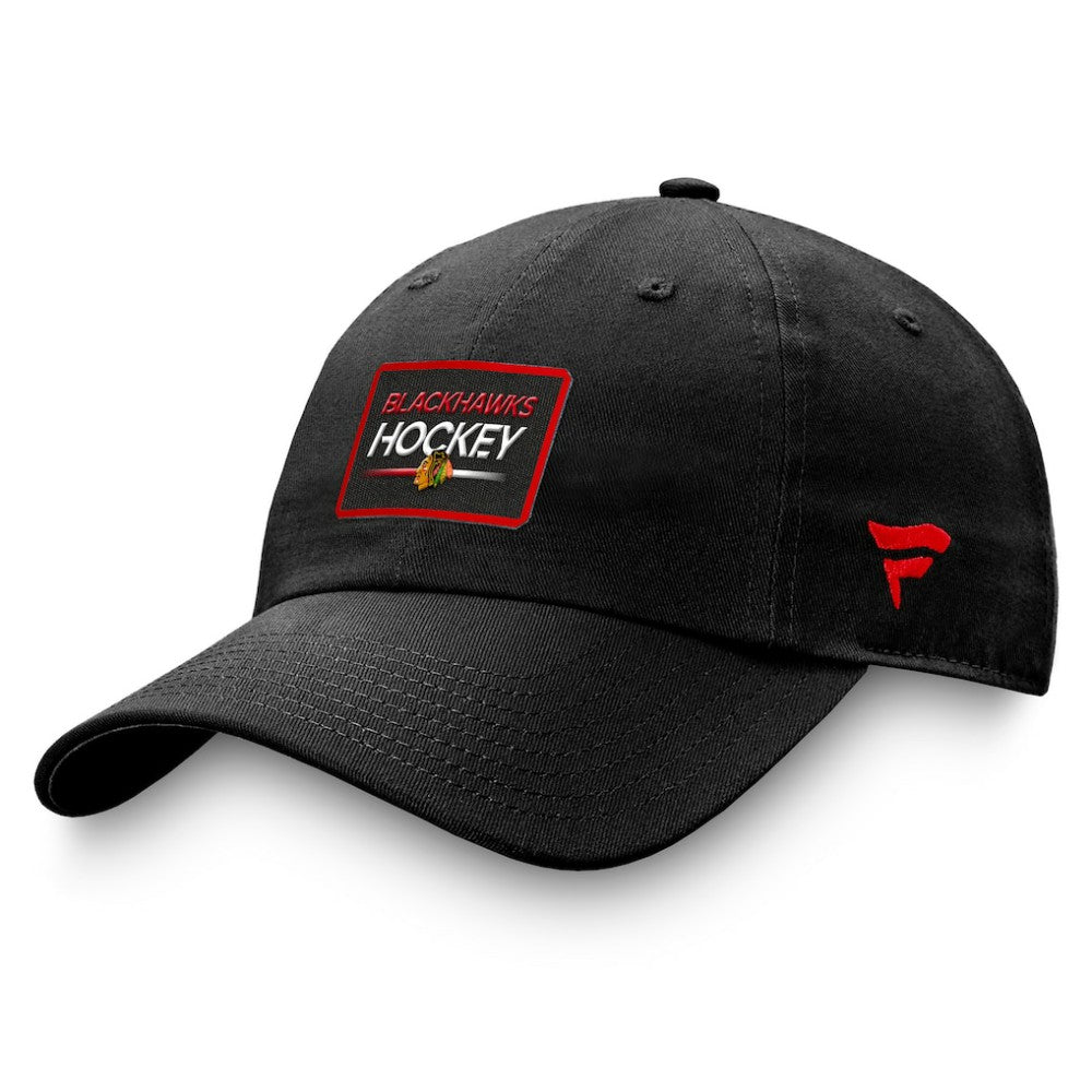 Chicago Blackhawks Fanatics Authentic Pro Prime Adjustable Hat – Black - NHL 200000521