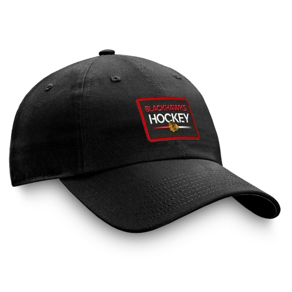 Chicago Blackhawks Fanatics Authentic Pro Prime Adjustable Hat – Black - NHL 200000521