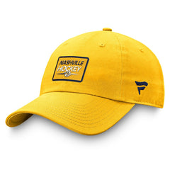 Nashville Predators Fanatics Authentic Pro Prime Adjustable Hat – Gold - NHL 200000541