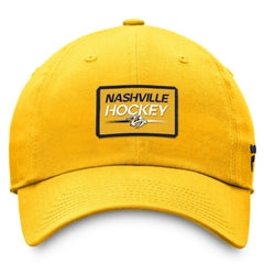 Nashville Predators Fanatics Authentic Pro Prime Adjustable Hat – Gold - NHL 200000541