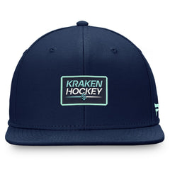 Seattle Kraken Fanatics Authentic Pro Prime Snapback Hat – Deep Sea Blue - NHL 200000558