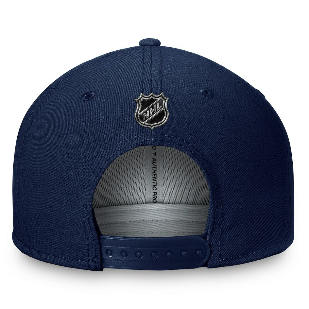 Seattle Kraken Fanatics Authentic Pro Prime Snapback Hat – Deep Sea Blue - NHL 200000558