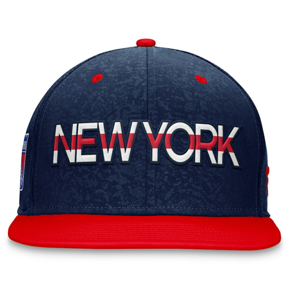 New York Rangers Fanatics Authentic Pro Rink Two-Tone Snapback Hat – Navy/ Red - NHL 200000662