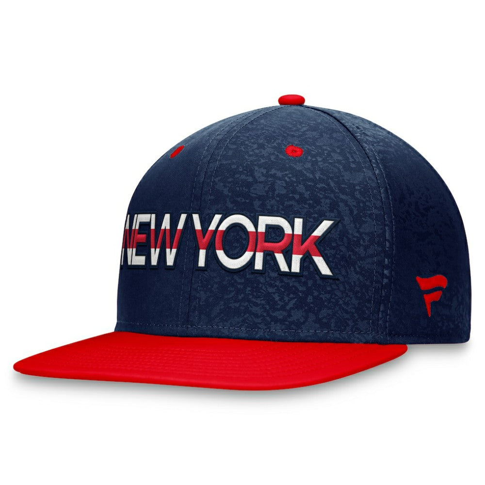 New York Rangers Fanatics Authentic Pro Rink Two-Tone Snapback Hat – Navy/ Red - NHL 200000662
