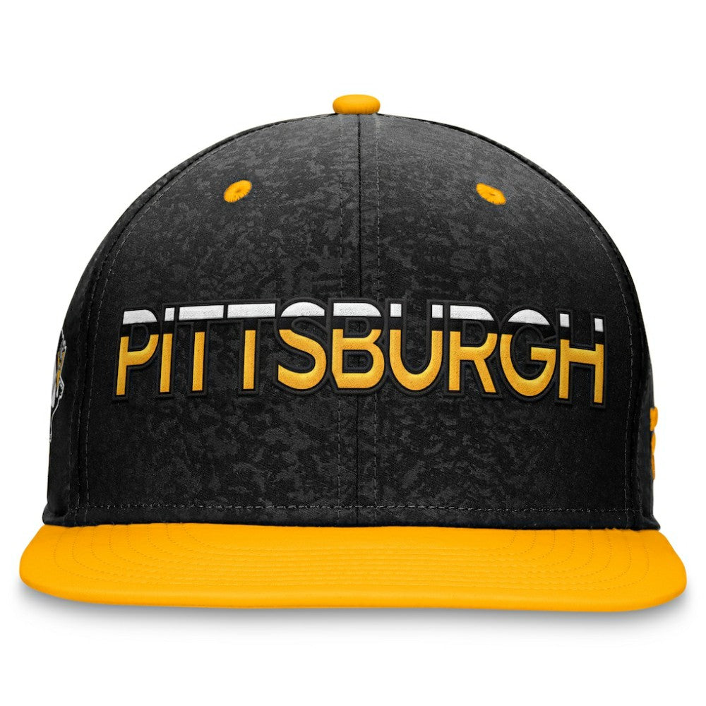 Pittsburgh Penguins Fanatics Authentic Pro Rink Two-Tone Snapback Hat – Black/Gold - NHL 200000682