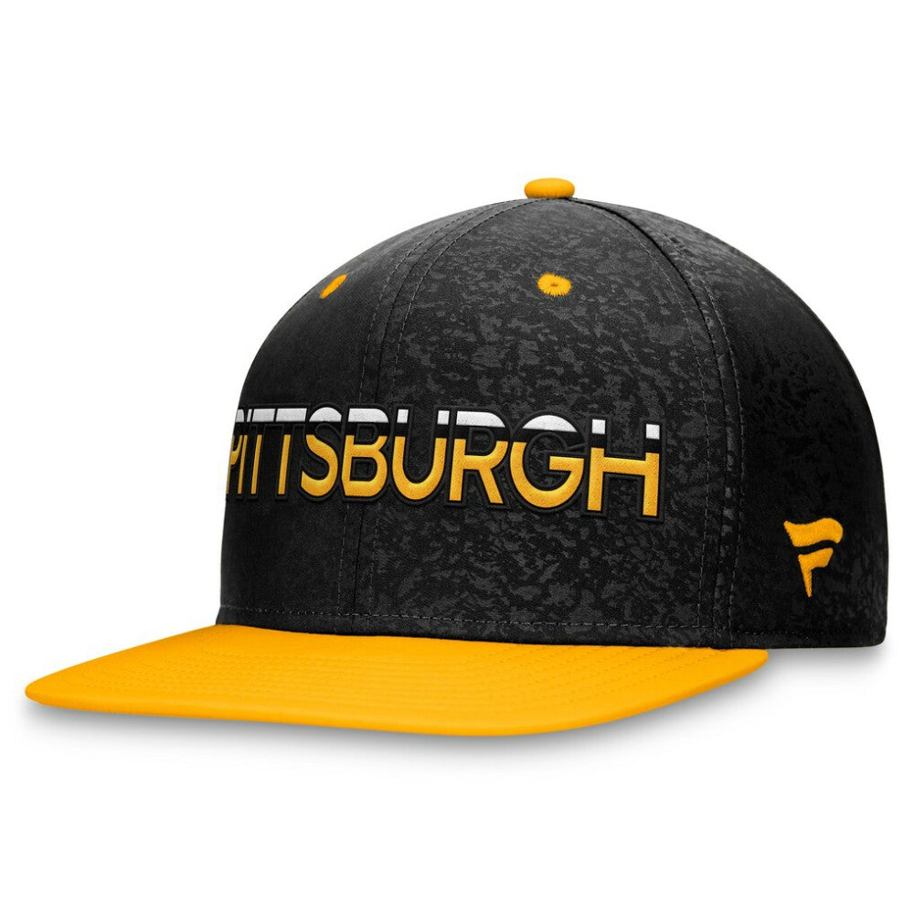 Pittsburgh Penguins Fanatics Authentic Pro Rink Two-Tone Snapback Hat – Black/Gold - NHL 200000682