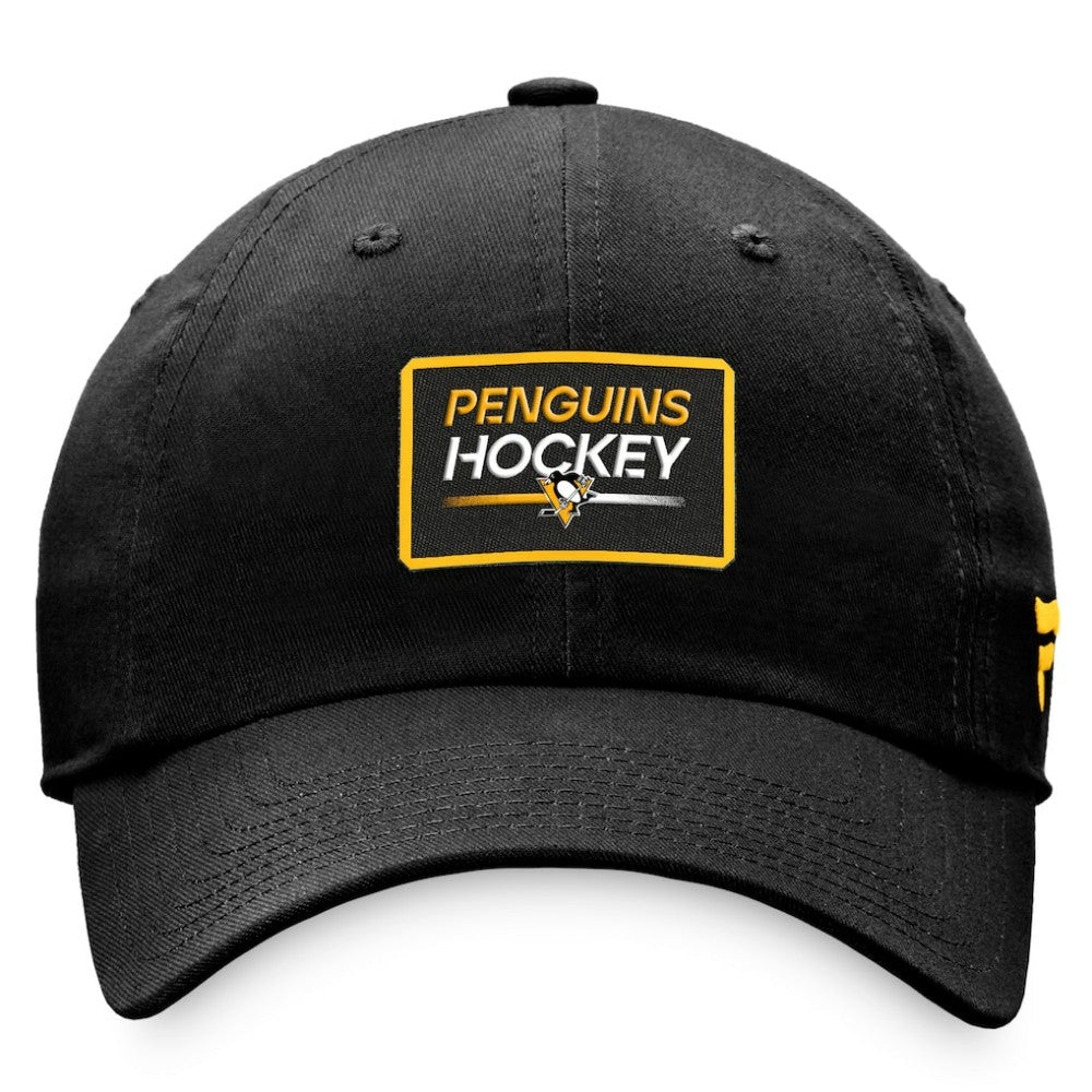 Pittsburgh Penguins Fanatics Women's Authentic Pro Rink Adjustable Hat - Black - NHL 200000715