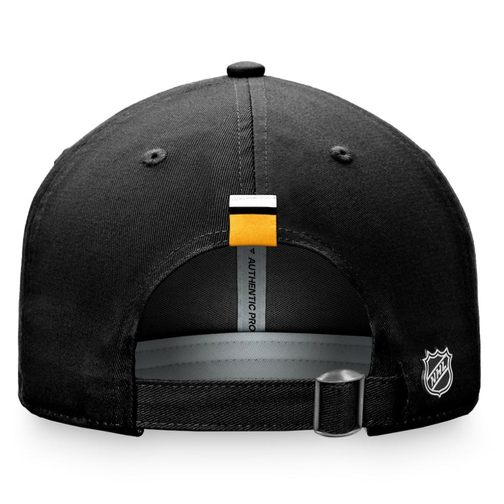 Pittsburgh Penguins Fanatics Women's Authentic Pro Rink Adjustable Hat - Black - NHL 200000715