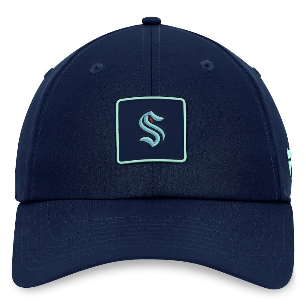 Seattle Kraken Fanatics Authentic Pro Rink Adjustable Hat - Deep Sea Blue - NHL 200000717