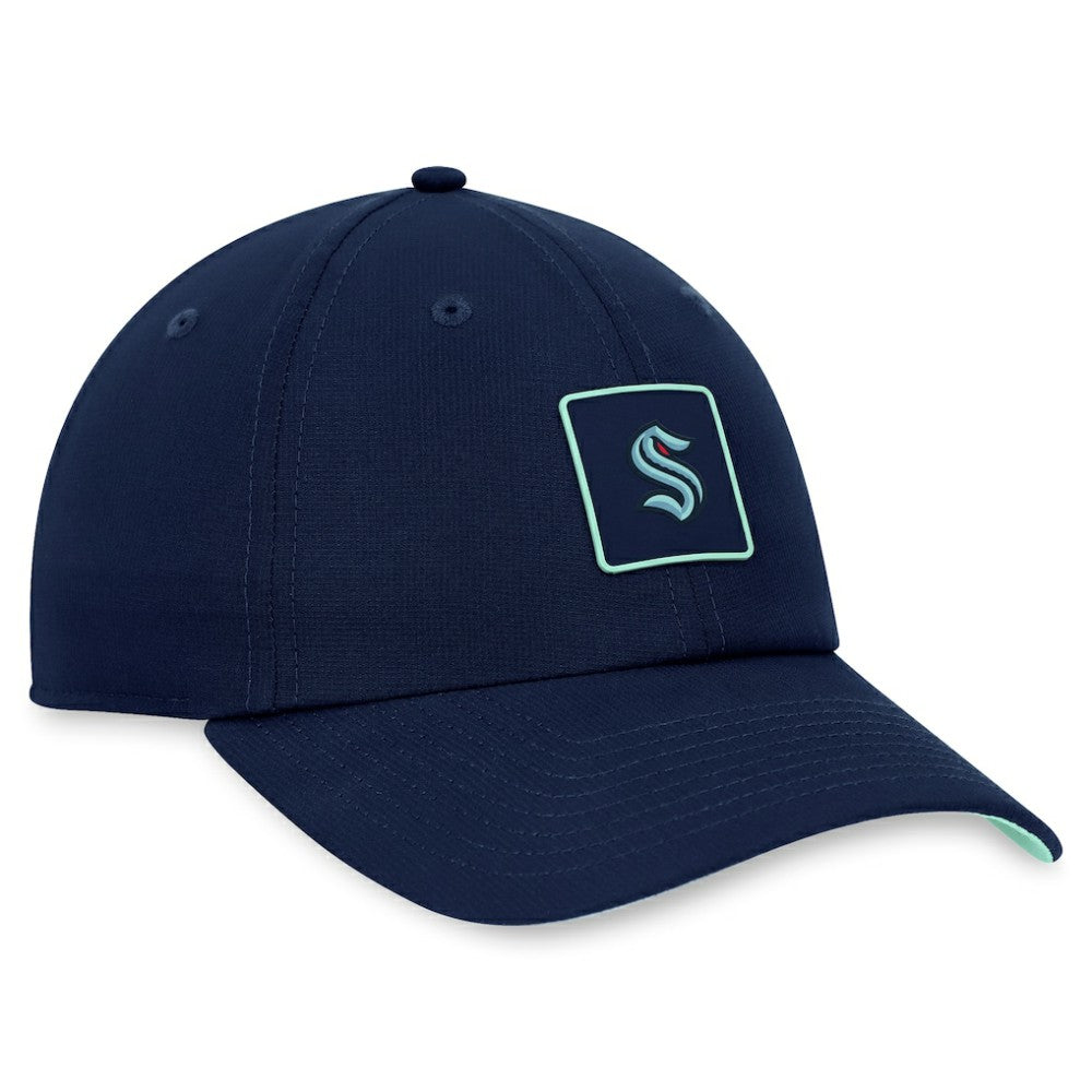 Seattle Kraken Fanatics Authentic Pro Rink Adjustable Hat - Deep Sea Blue - NHL 200000717