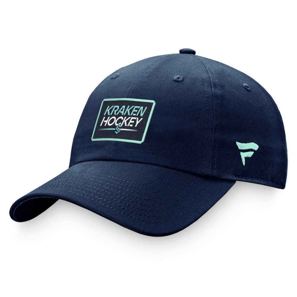 Seattle Kraken Fanatics Women's Authentic Pro Rink Adjustable Hat - Deep Sea Blue - NHL 200000725