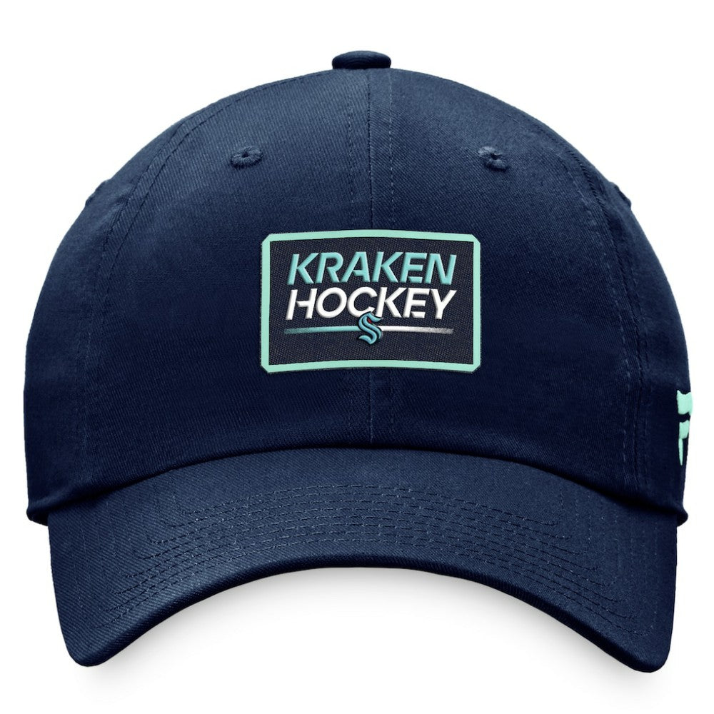 Seattle Kraken Fanatics Women's Authentic Pro Rink Adjustable Hat - Deep Sea Blue - NHL 200000725