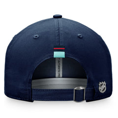 Seattle Kraken Fanatics Women's Authentic Pro Rink Adjustable Hat - Deep Sea Blue - NHL 200000725