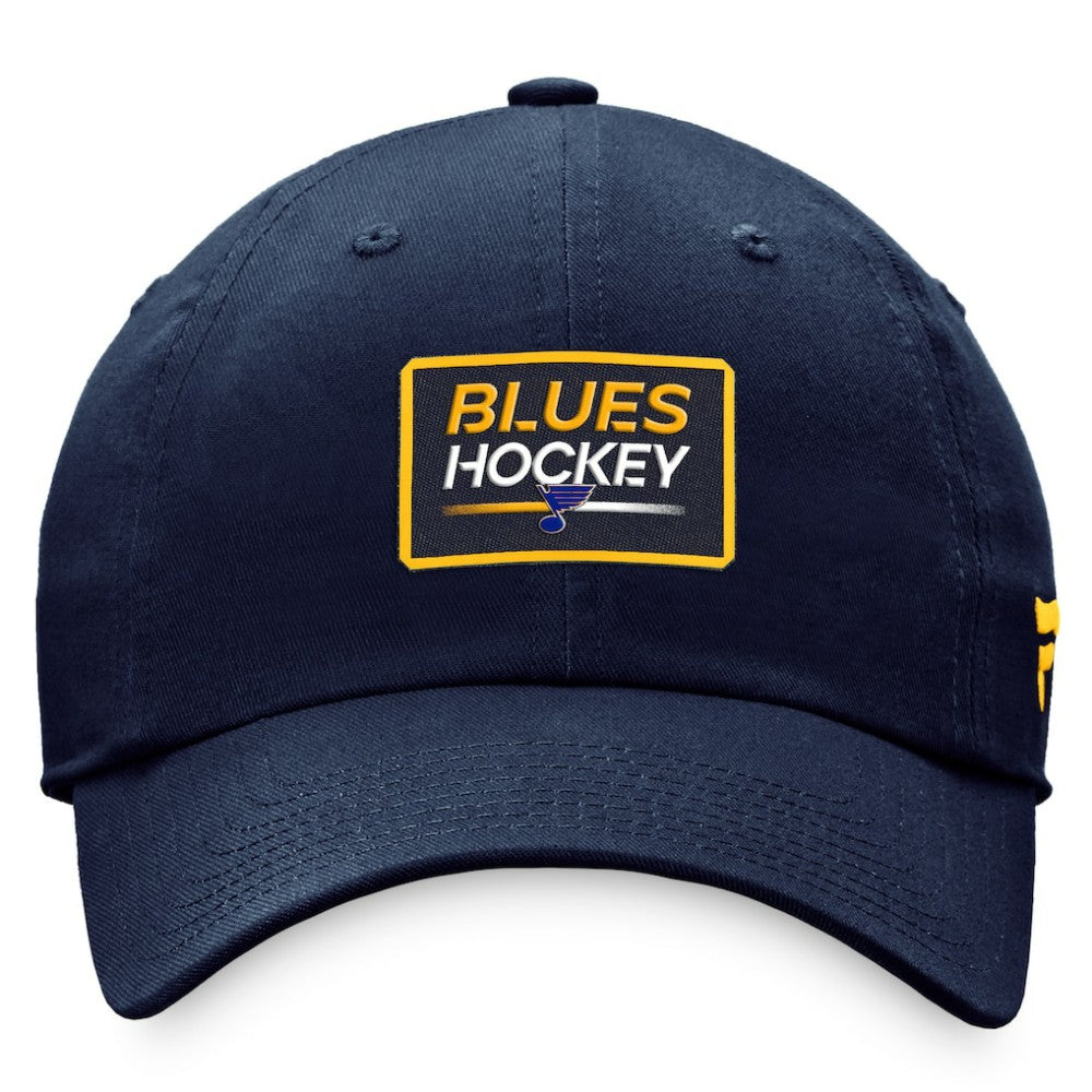 St. Louis Blues Fanatics Women's Authentic Pro Rink Adjustable Hat - Navy - NHL 200000730