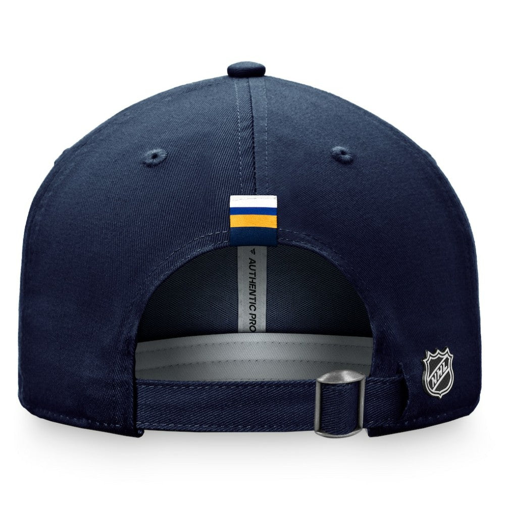 St. Louis Blues Fanatics Women's Authentic Pro Rink Adjustable Hat - Navy - NHL 200000730