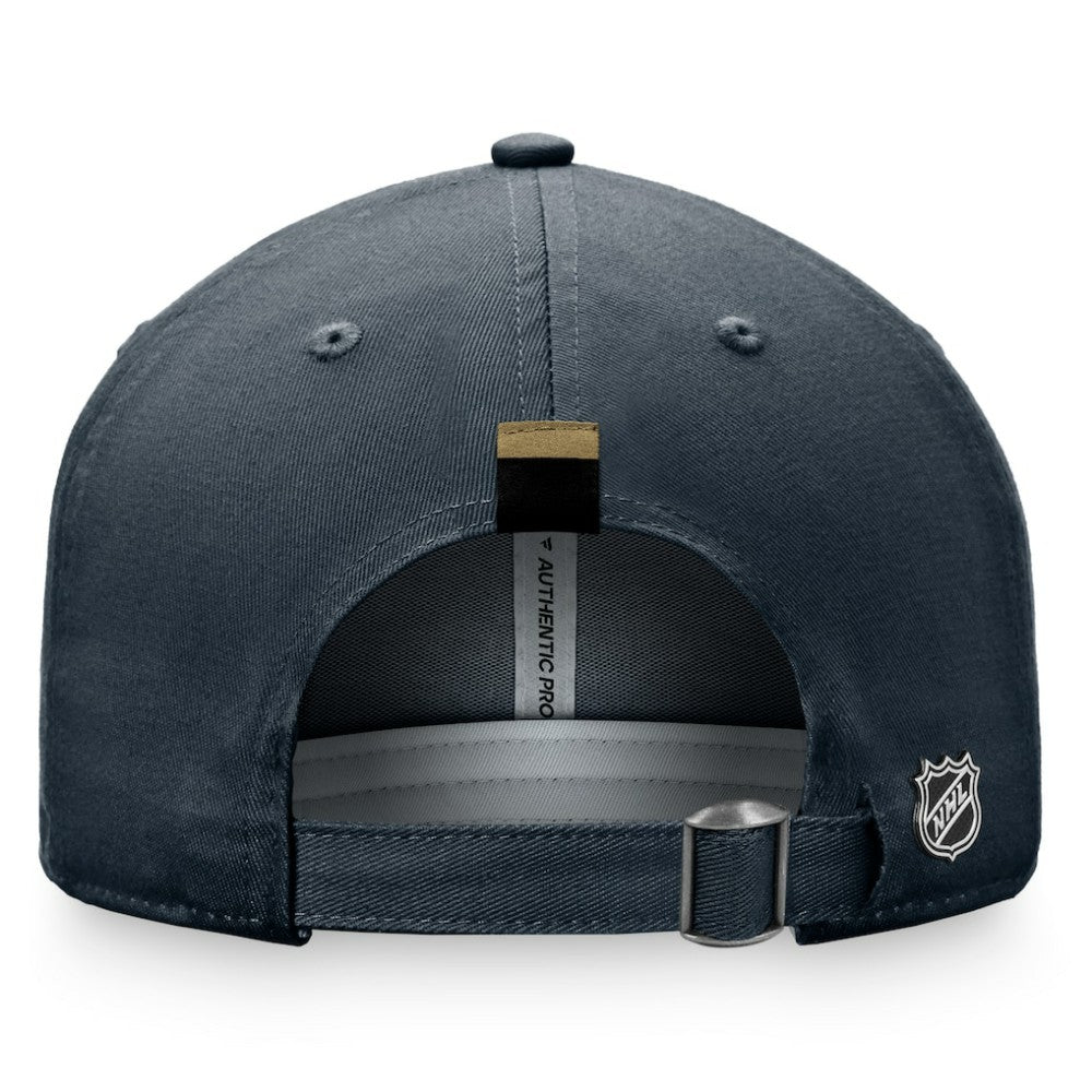Vegas Golden Knights Fanatics Women's Authentic Pro Rink Adjustable Hat - Charcoal - NHL 200000744
