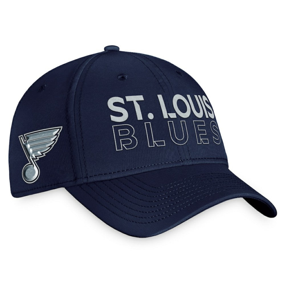 St. Louis Blues Fanatics Authentic Pro Road Flex Hat – Navy - NHL 200000860