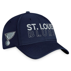 St. Louis Blues Fanatics Authentic Pro Road Flex Hat – Navy - NHL 200000860