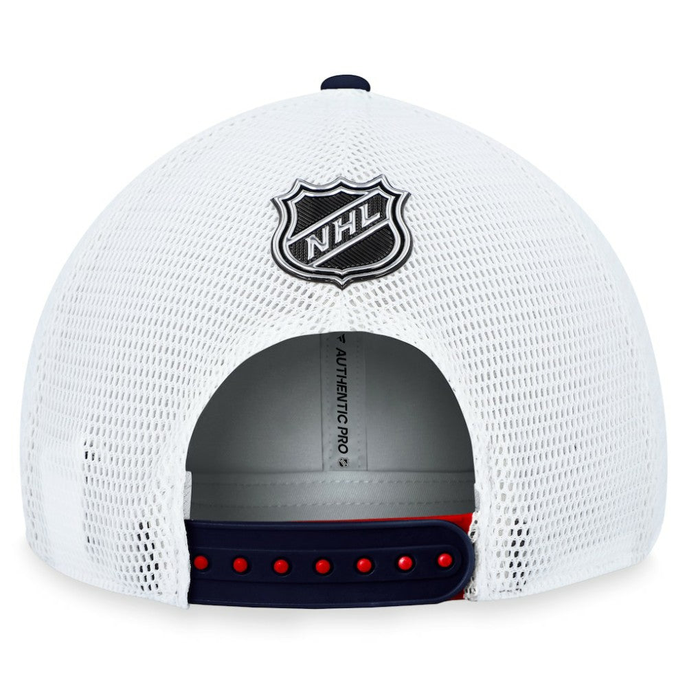 Washington Capitals Fanatics Authentic Pro Rink Trucker Adjustable Hat - Red - NHL 200000940