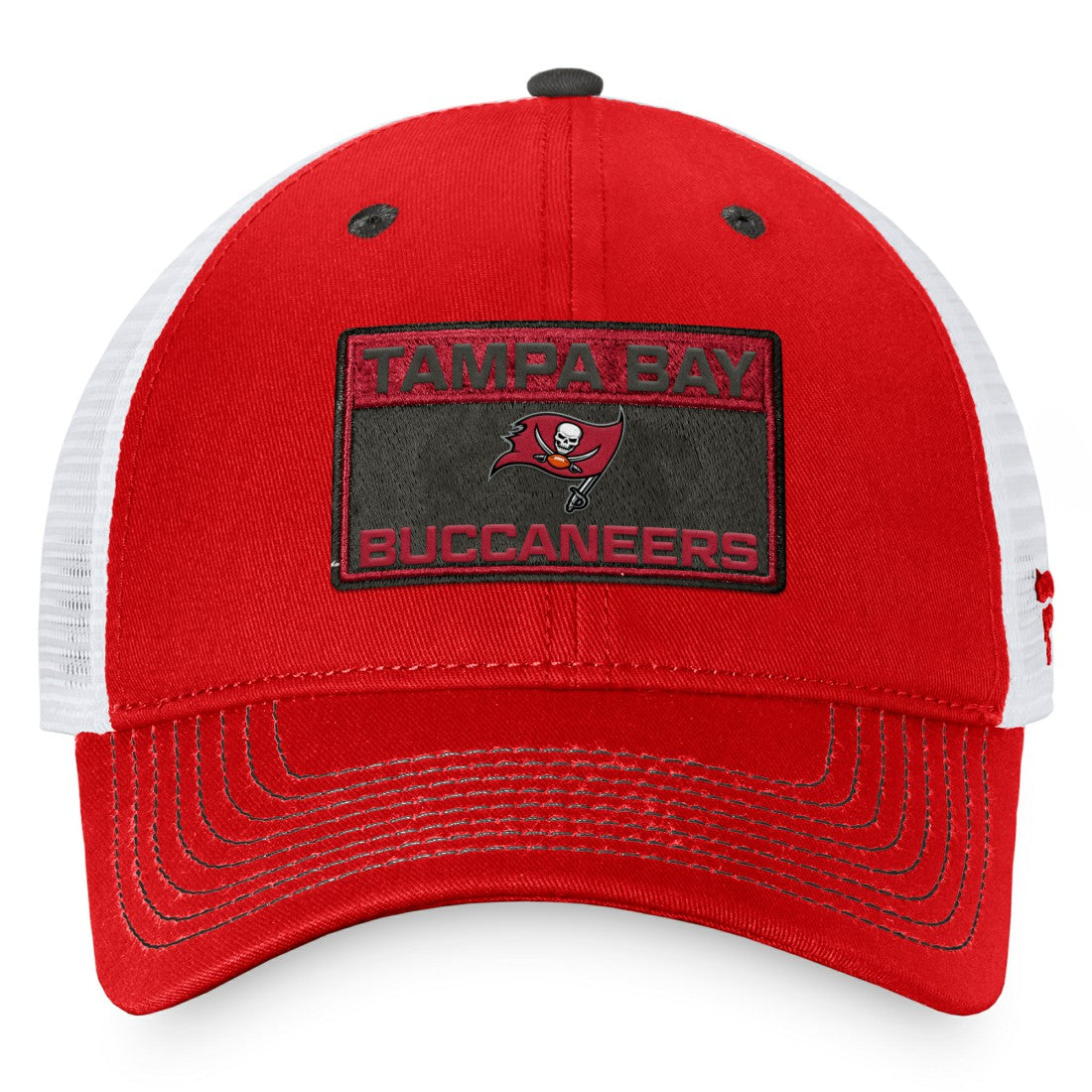 Fanatics Tampa Bay Buccaneers Fundamentals Trucker Adjustable Hat Red/White