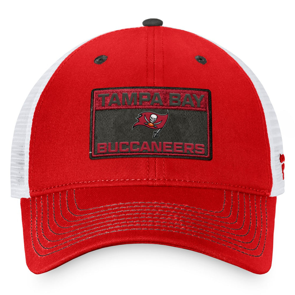 Fanatics Tampa Bay Buccaneers Fundamentals Trucker Adjustable Hat Red/White