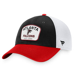 Fanatics Atlanta Falcons Fundamentals Two-Tone Trucker Adjustable Hat Black/White