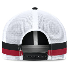 Fanatics Atlanta Falcons Fundamentals Side Stripe Trucker Adjustable Hat Black/White