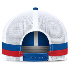 Fanatics Buffalo Bills Fundamentals Side Stripe Trucker Adjustable Hat Royal/White