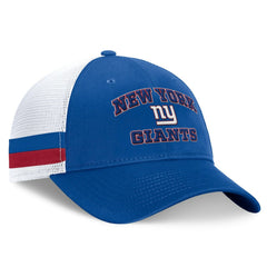 Fanatics New York Giants Fundamentals Side Stripe Trucker Adjustable Hat Royal/White