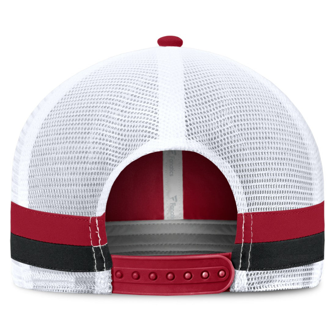 Fanatics Tampa Bay Buccaneers Fundamentals Side Stripe Trucker Adjustable Hat Red/White