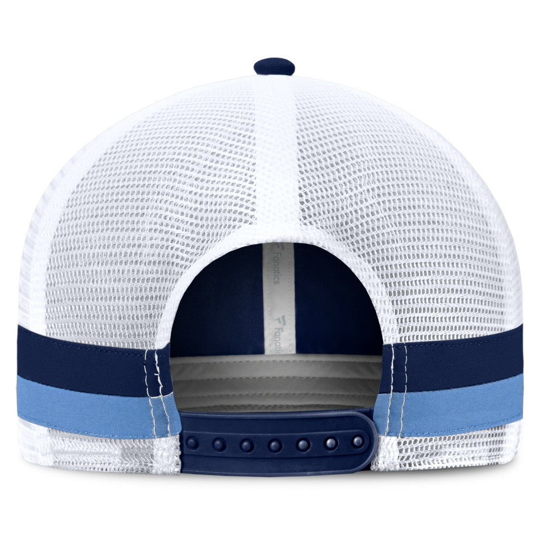 Fanatics Tennessee Titans Fundamentals Side Stripe Trucker Adjustable Hat Navy/White