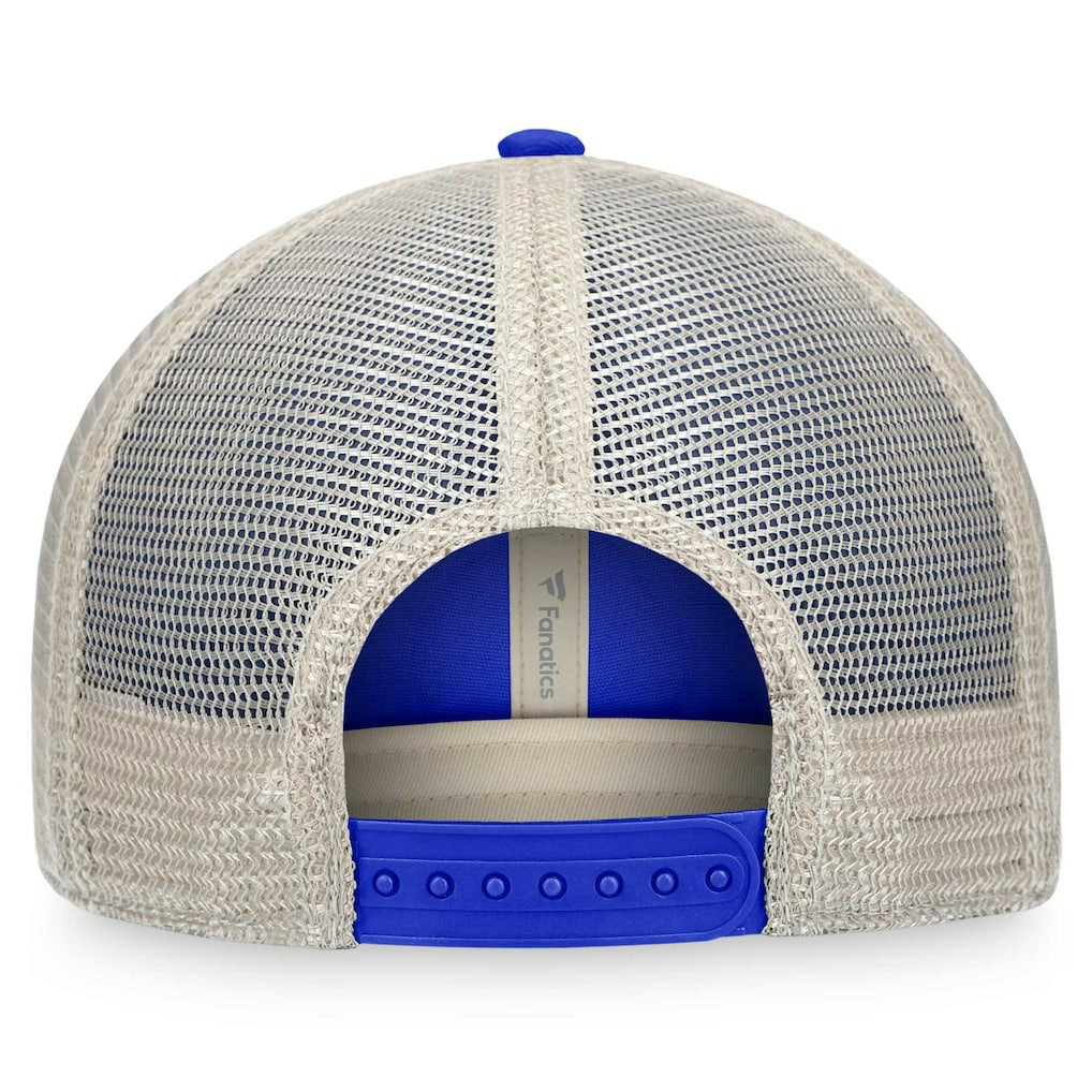 Fanatics Los Angeles Rams Heritage Trucker Adjustable Hat Royal/Natural
