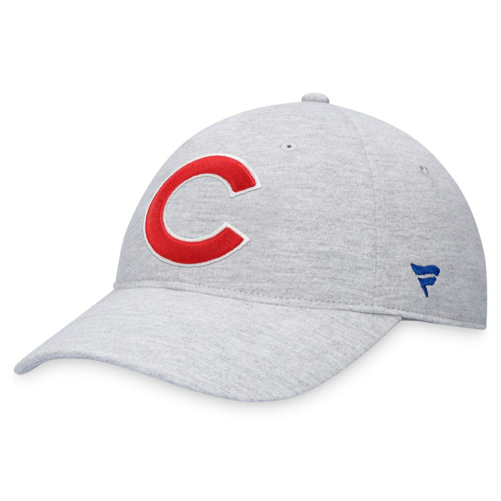 Chicago Cubs Fanatics Logo Adjustable Hat - Heather Gray - Fanatics on Sale