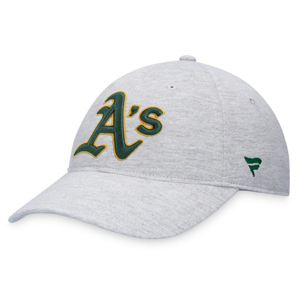 Athletics Fanatics Logo Adjustable Hat - Heather Gray - Fanatics on Sale