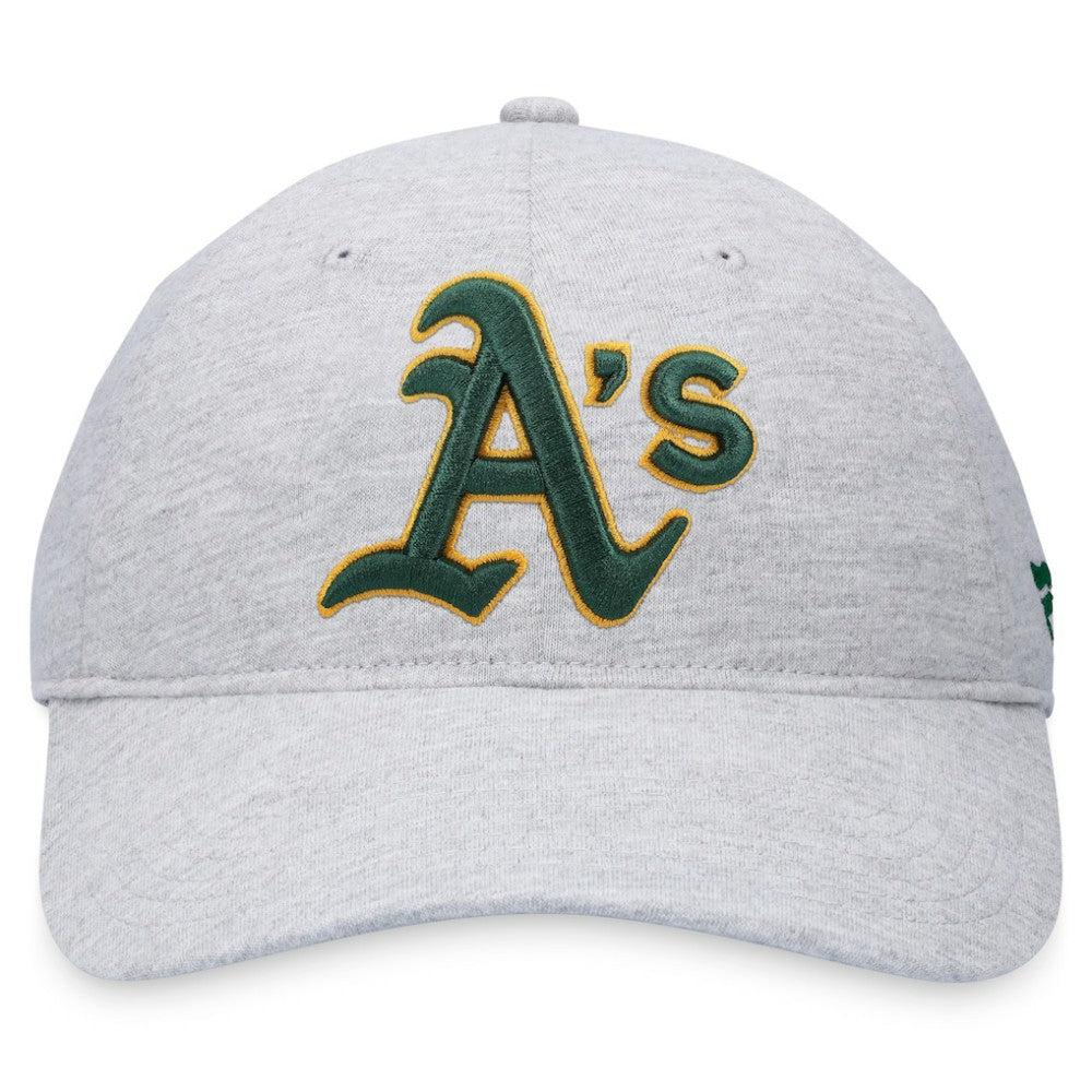 Athletics Fanatics Logo Adjustable Hat - Heather Gray - Fanatics on Sale