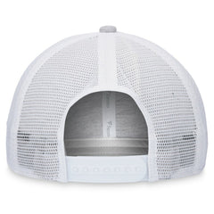 Washington Nationals Fanatics Logo Trucker Adjustable Hat - Heather Gray/White - Fanatics Lifestyle