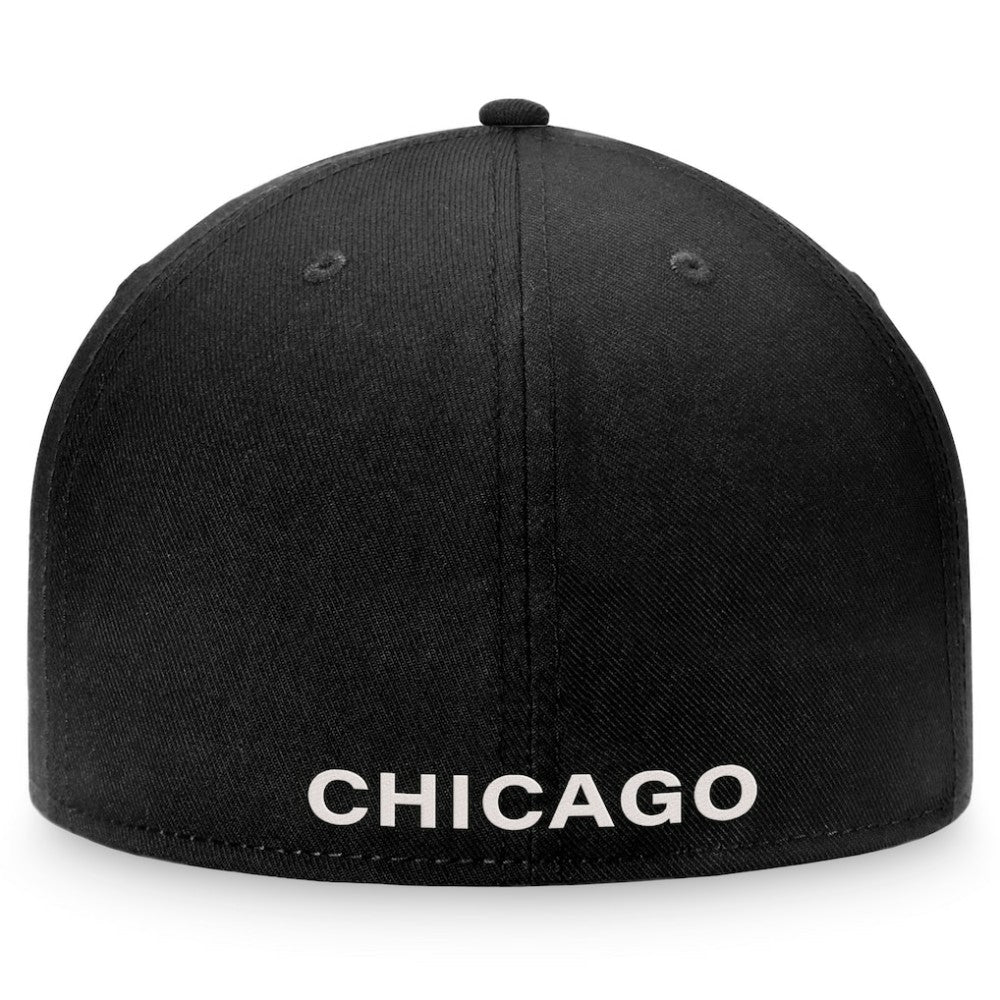 Chicago White Sox Fanatics Gothic Script Fitted Hat - Black - Fanatics Discount