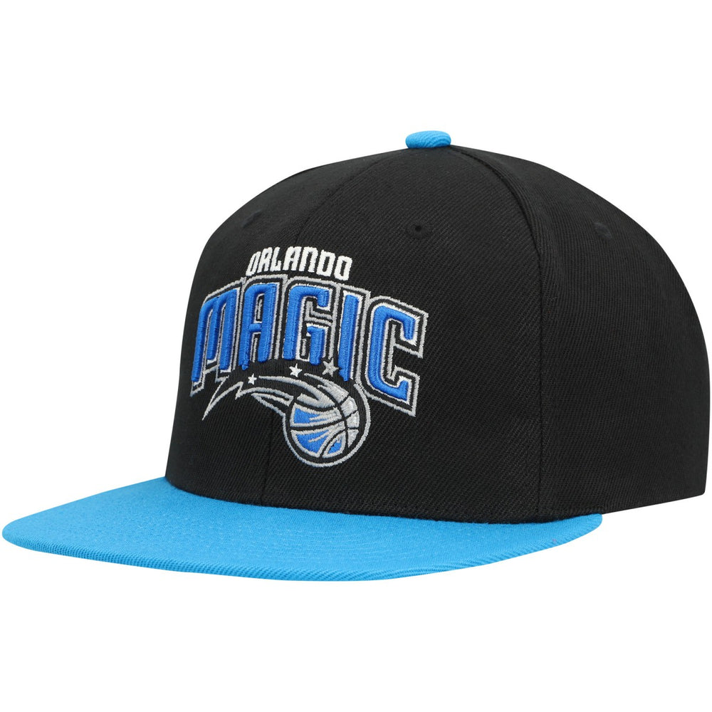 Orlando Magic Side Core 2.0 Snapback Hat Black/Royal | Mitchell & Ness discount