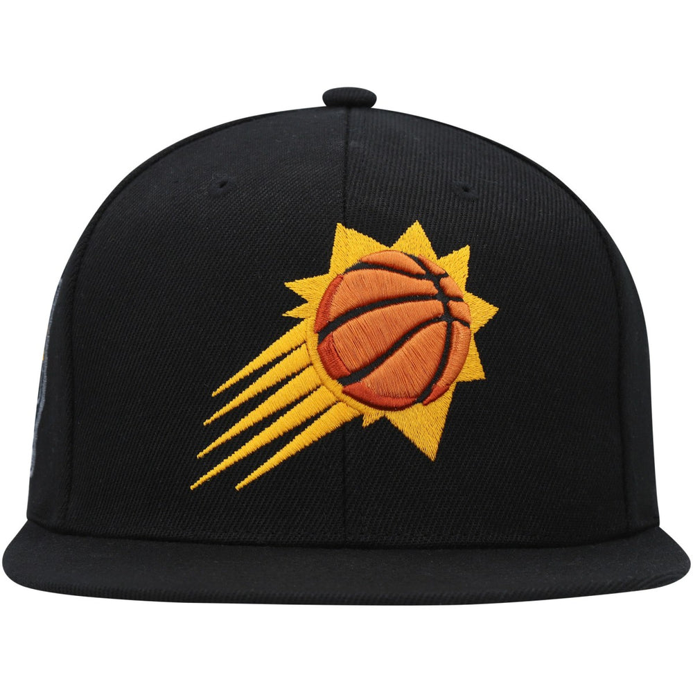 Phoenix Suns Side Core 2.0 Snapback Hat Black | Mitchell & Ness outlet