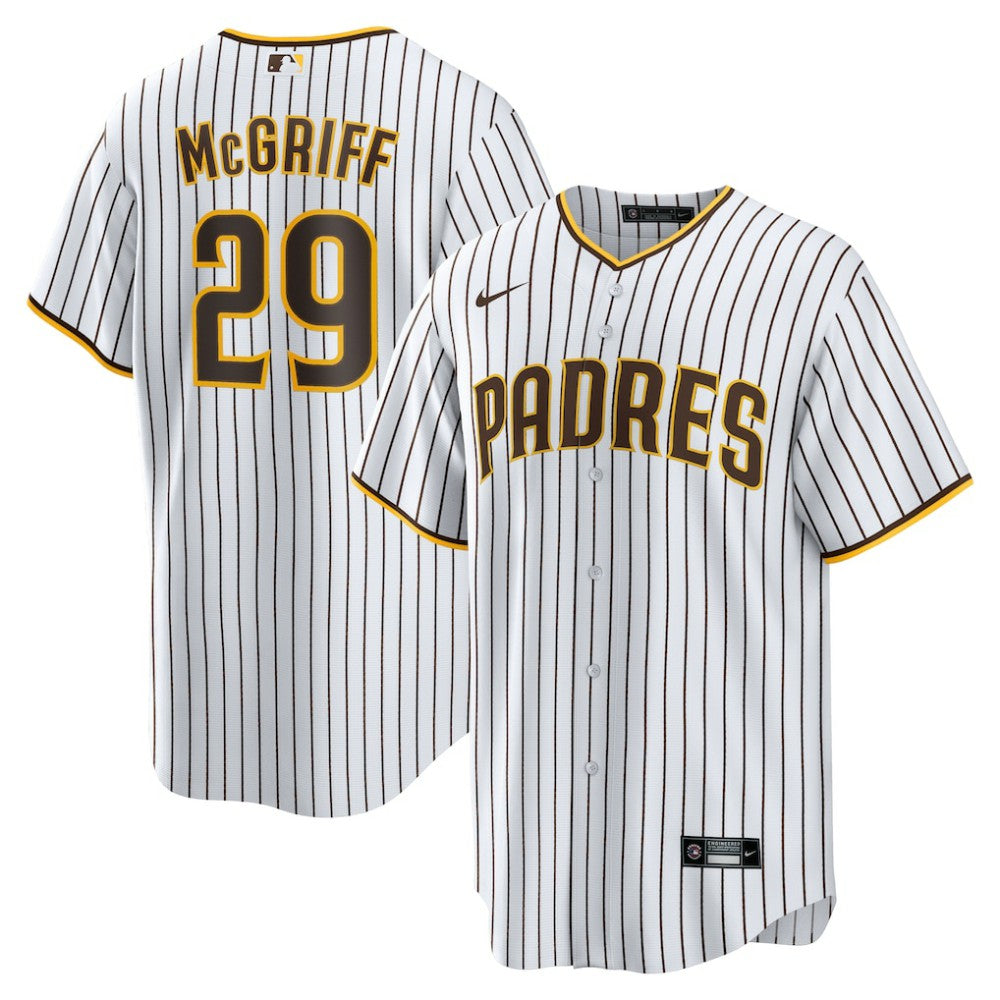 Fred McGriff San Diego Padres Nike Home Retired Player Replica Jersey - White - Nike Sale