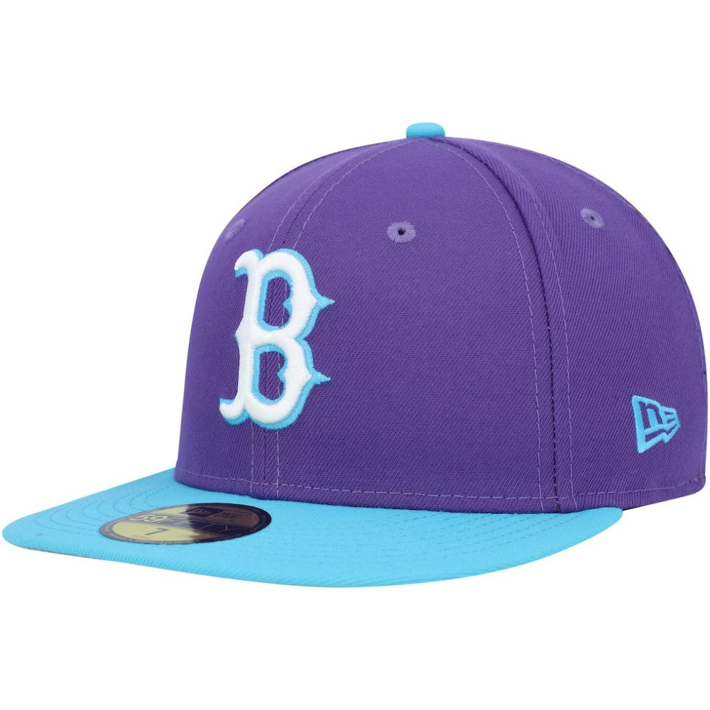 Boston Red Sox New Era Vice 59FIFTY Fitted Hat - Purple - New Era Lifestyle