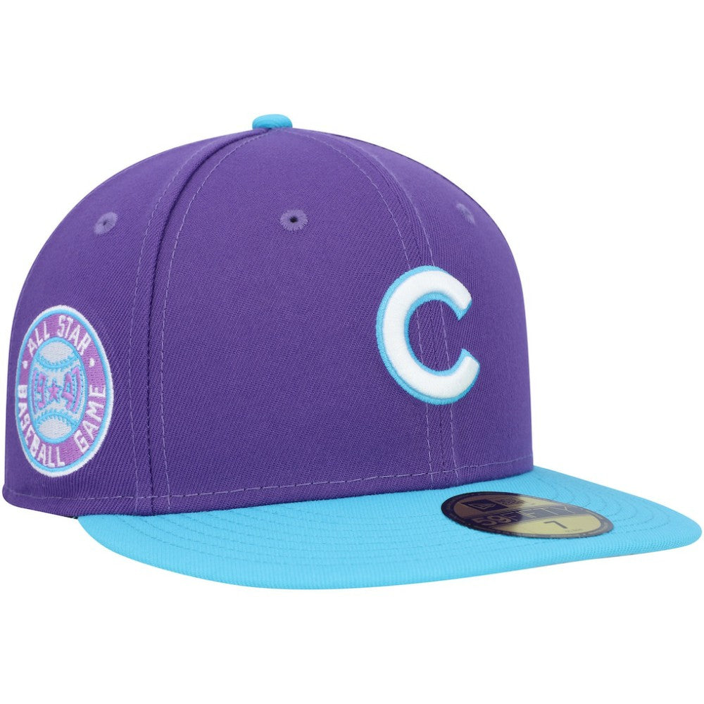Chicago Cubs New Era Vice 59FIFTY Fitted Hat - Purple - New Era on Sale