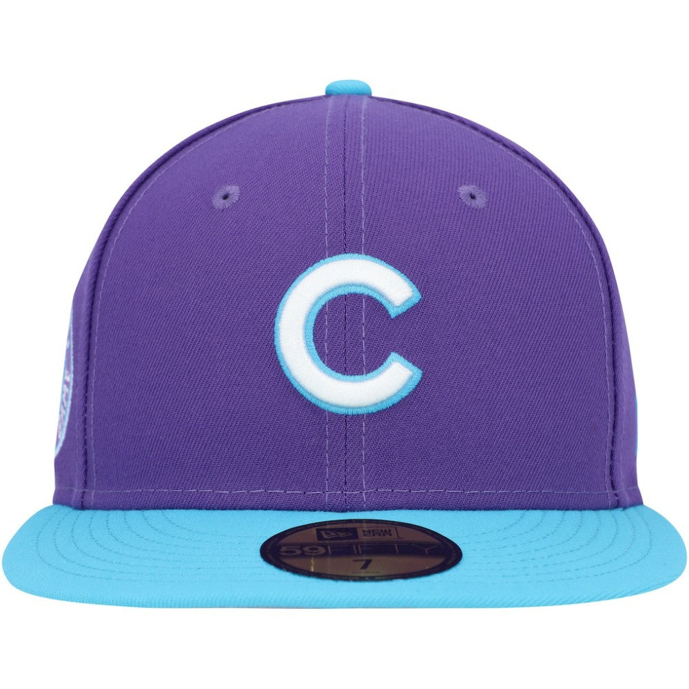 Chicago Cubs New Era Vice 59FIFTY Fitted Hat - Purple - New Era on Sale