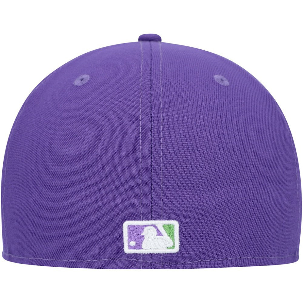 Chicago White Sox New Era Lime Side Patch 59FIFTY Fitted Hat - Purple - New Era Online