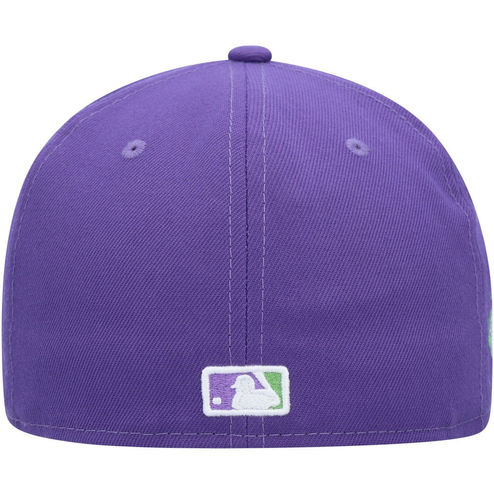 Los Angeles Dodgers New Era Lime Side Patch 59FIFTY Fitted Hat - Purple - New Era Lifestyle