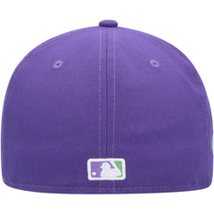 Los Angeles Dodgers New Era Lime Side Patch 59FIFTY Fitted Hat - Purple - New Era Lifestyle